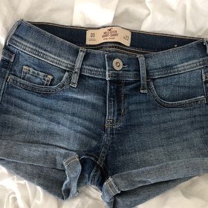 Dark Denim Hollister Shorts